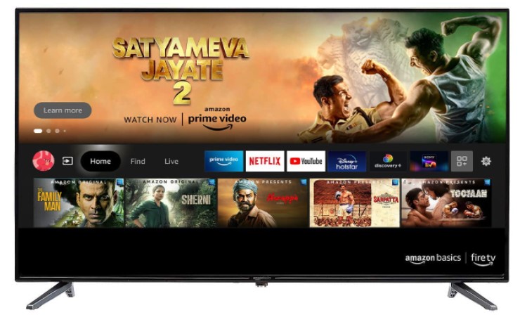 AmazonBasics 81 cm (32 inches) HD Ready Smart LED Fire TV
Price List of 32 inches LED TV